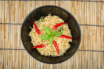 Hot and spicy instant noodle