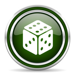 game green glossy web icon