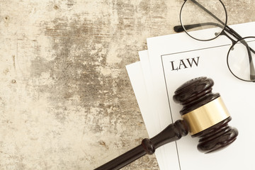 Wooden gavel