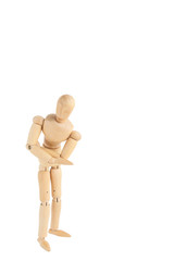 デッサン人形　腹痛