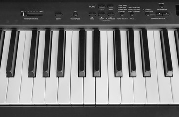 Fototapeta na wymiar close-up of piano keys