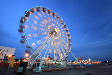 Ferris Wheel at amusement park