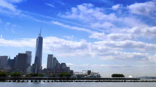 4K Ultra HD Time Lapse of Manhattan Skyline