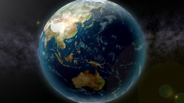 4K UltraHD Earth Zoom to Australia 3596