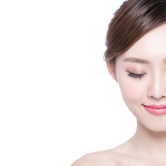 Obraz premium beautiful Skin care woman Face