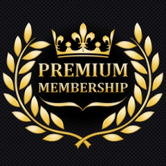 Premium membership laurel wreath (2)