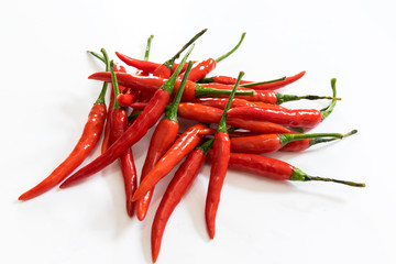 Fresh red peppers