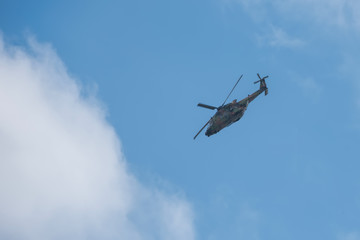 military helicopter