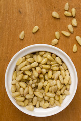 Nuts of cedar cones