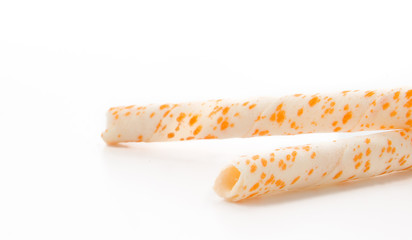 wafer stick on white background