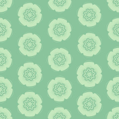 Seamless colorful background made of abstract lotus