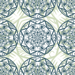 Seamless colorful background made of tribal pattern