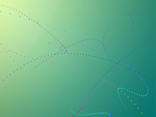 Dynamic and Bright Linear Sphere with Colorful Gradient