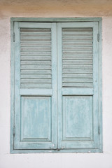 Obraz na płótnie Canvas Old Blue window