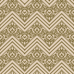 Damask seamless cream background