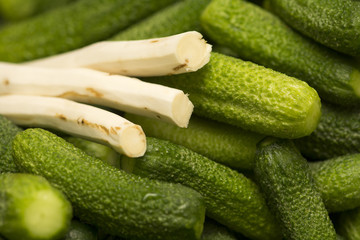 Cucumbers gherkins