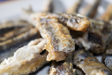 fried anchovies