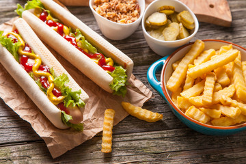 Hot dogs