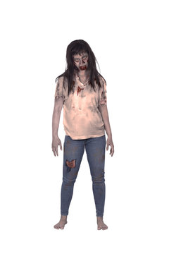 Asian female zombie