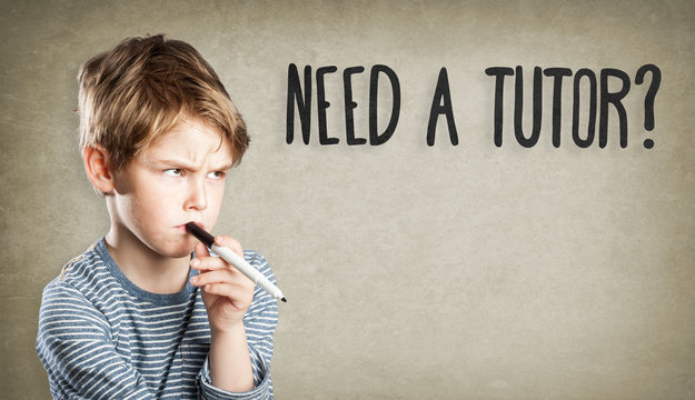Portrait, Junge, Stift, Need a tutor?