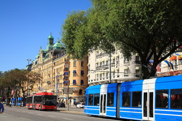 Naklejka na ściany i meble Strandvagen,Stockholm