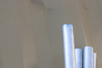 Close up of the Pipe at the Construction Site