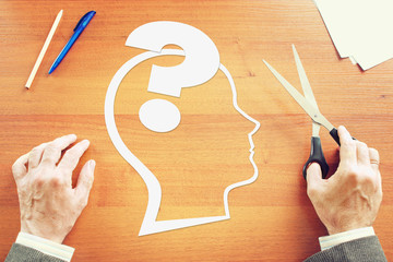 Psychology of human thought. Abstract conceptual image