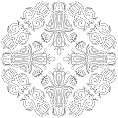 Damask Vector Oriental Pattern