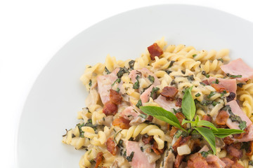 penne pasta with cream sauce