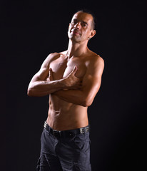 Fototapeta premium Young handsome man