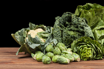 Assortment of green vegetables