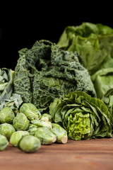 Obraz premium Assortment of green vegetables