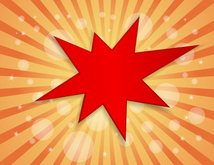 starburst splash icon background