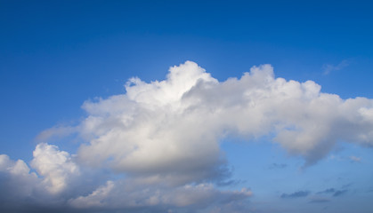 blue sky and cloud summer