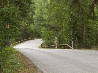 Fototapeta premium Beautiful landscape, in Savonlinna, Finland.