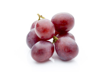 Grape on the white background. Fresh  berry.