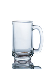 Glass of Beer isolated on white