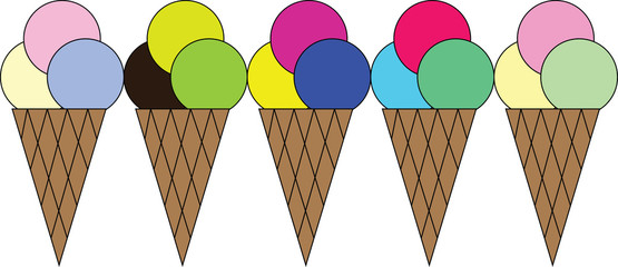 Ice cream cones