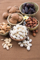 nuts. cashew nuts on the background