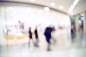 store shopping mall centre image blur defocused background