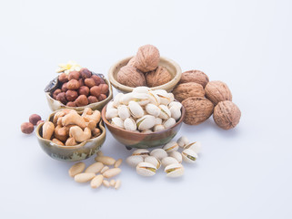 nuts. cashew nuts on the background