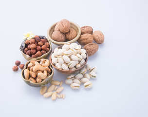 nuts. cashew nuts on the background