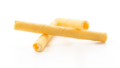 wafer stick on white background