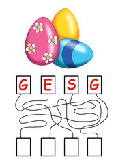 il gioco del labirinto, uova