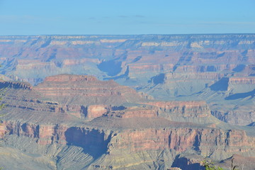 The Grand Canyon National park in Arizona in late summer