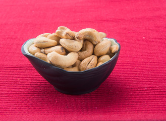 nuts. cashew nuts on the background