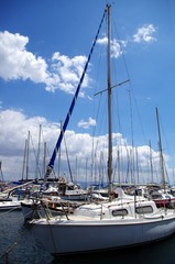 Obraz premium Moored Boats, Barche Ormeggiate