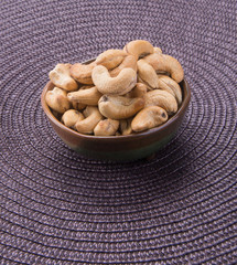 nuts. cashew nuts on the background