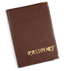Passport isolated on white