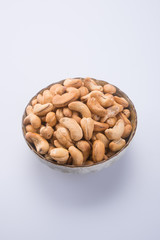 nuts. cashew nuts on the background